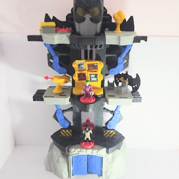 Imaginext Batman Joker Batcave Tower Fisher Price DC Bat Cave Playset 2014 - Picture 7 of 16